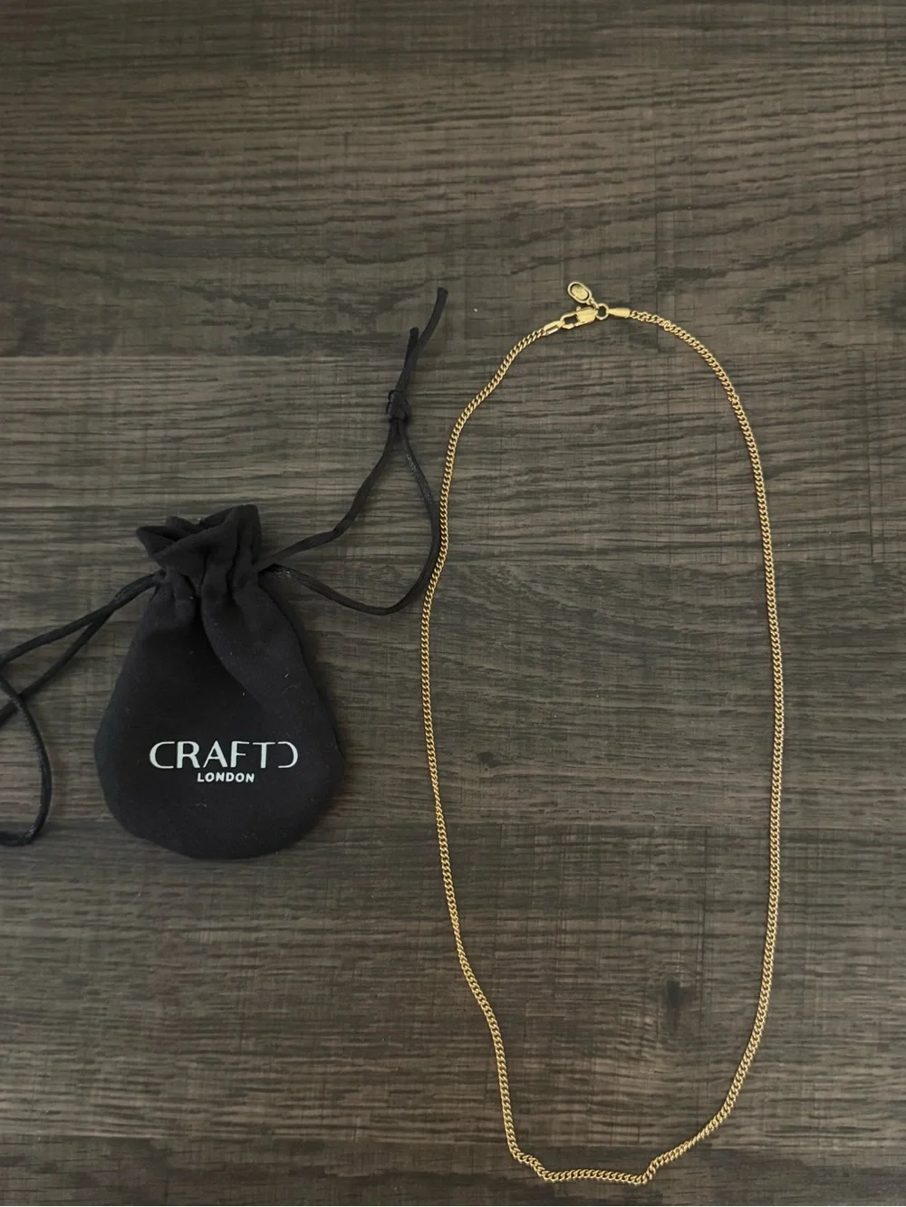 CRAFTD London Connell 2MM Gold Chain